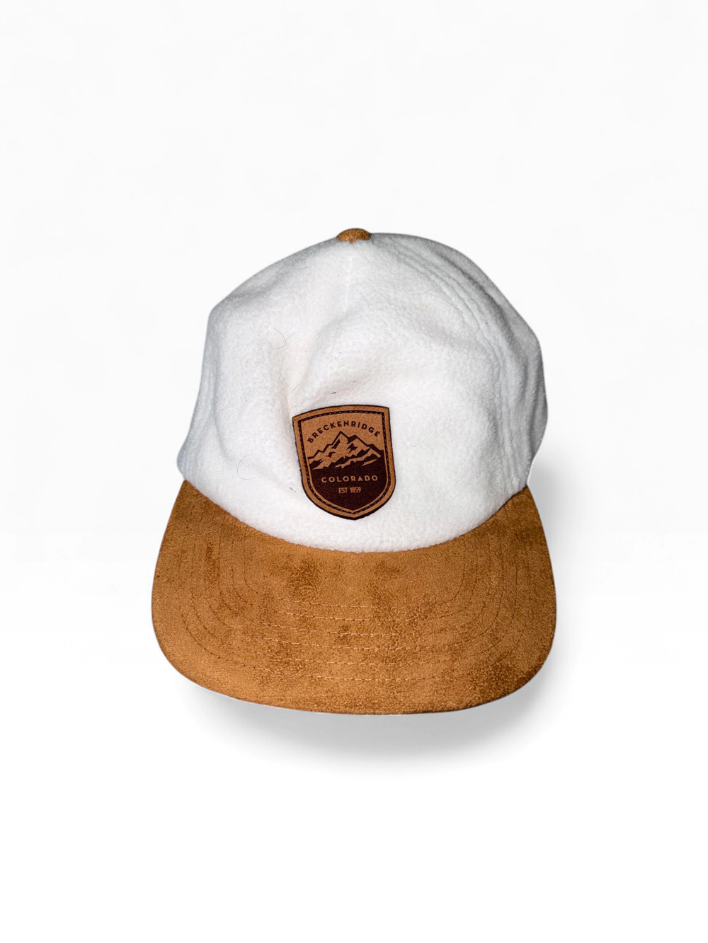 Locale Snapback Hat | Tan Suede | One Size Adjustable | Flat Brim